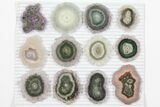 Lot: ~ Amethyst Stalactite Slices ( Pieces) #101738-2